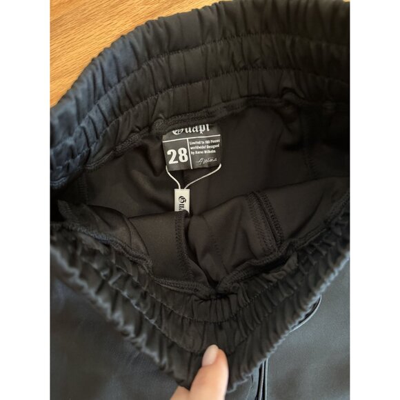 NWT Guapi Men's Overseaz Black Track Pants Purple Rhinestone Size 28 [jb] - Picture 4 of 6